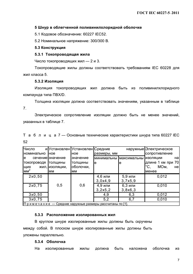 ГОСТ IEC 60227-5-2011