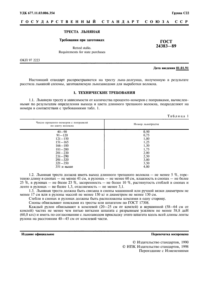 ГОСТ 24383-89