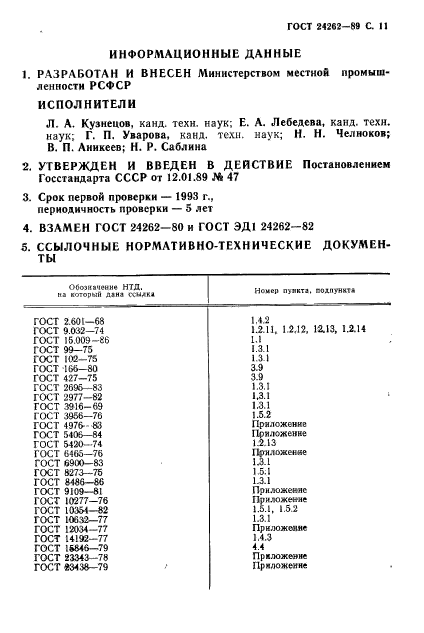 ГОСТ 24262-89