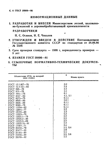 ГОСТ 20806-86