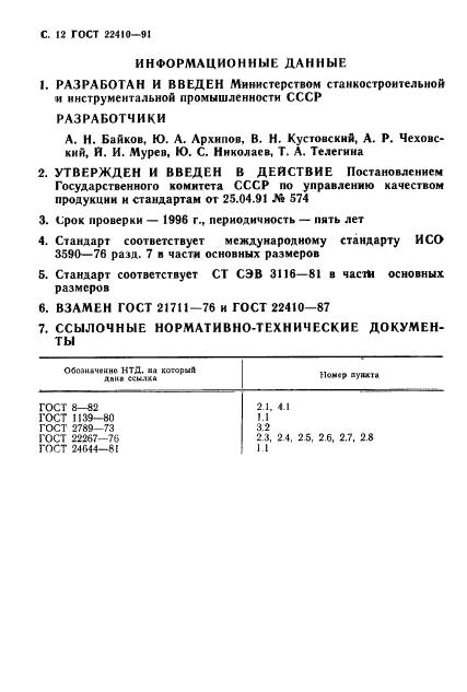 ГОСТ 22410-91