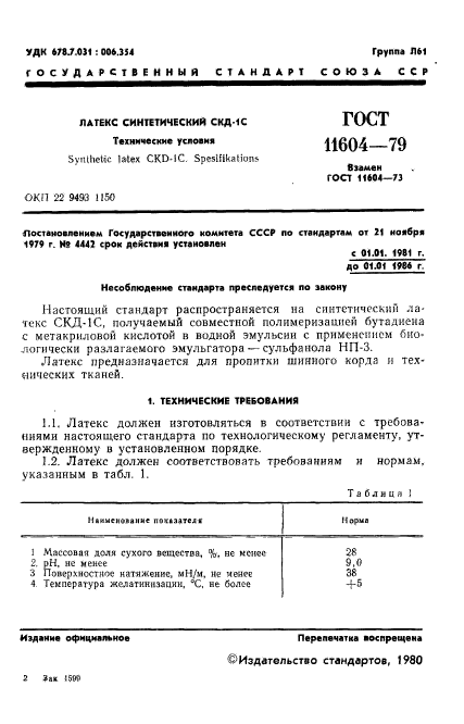 ГОСТ 11604-79