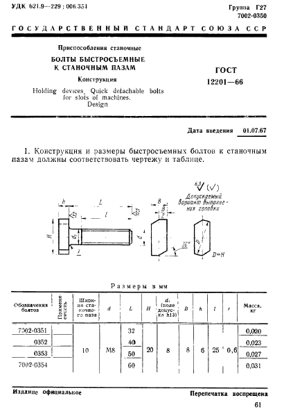 ГОСТ 12201-66