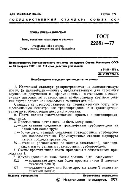 ГОСТ 22381-77