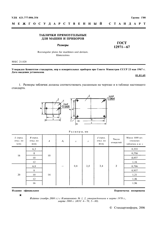 ГОСТ 12971-67