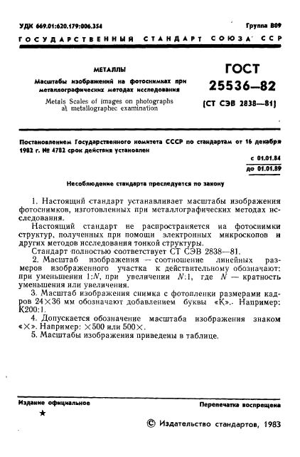 ГОСТ 25536-82