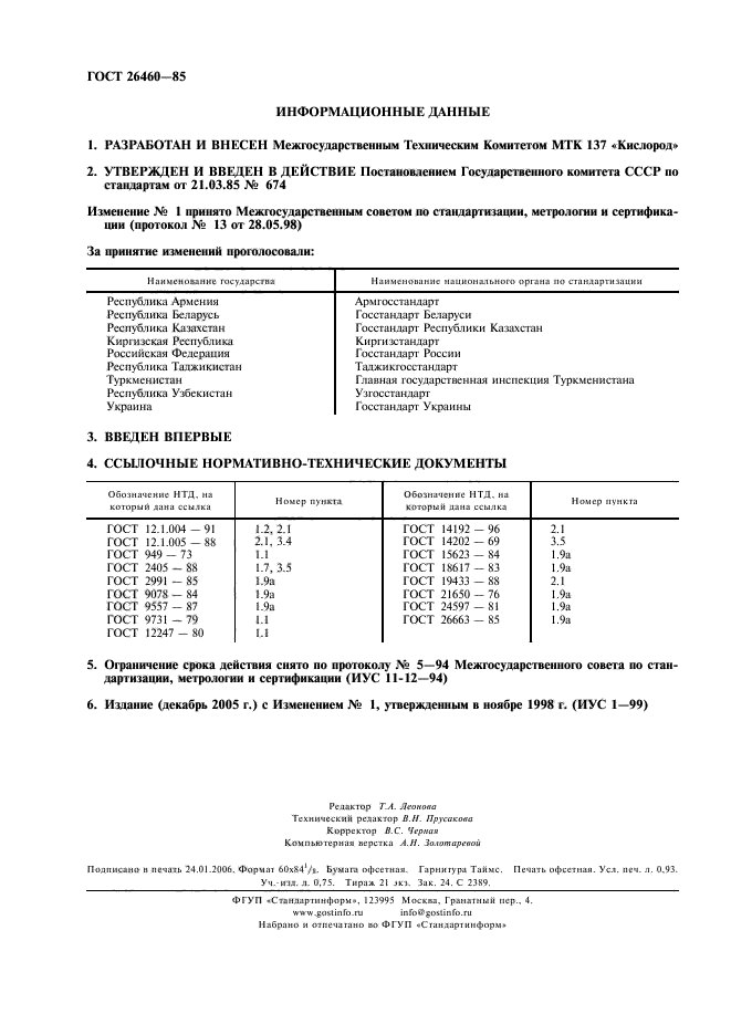 ГОСТ 26460-85