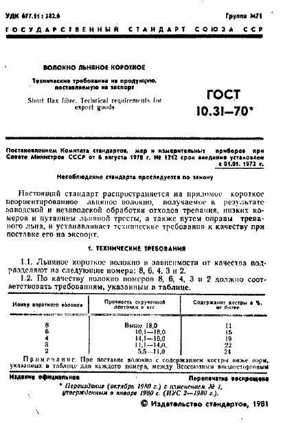 ГОСТ 10.31-70