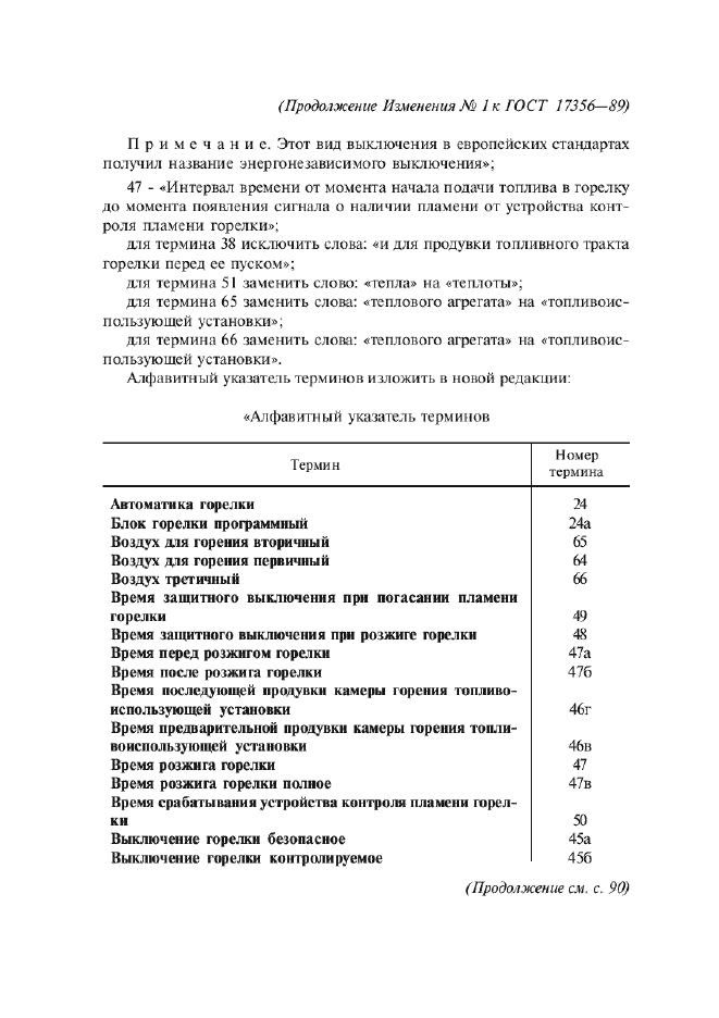 Изменение №1 к ГОСТ 17356-89