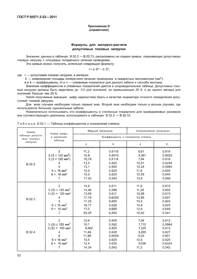 ГОСТ Р 50571.5.52-2011