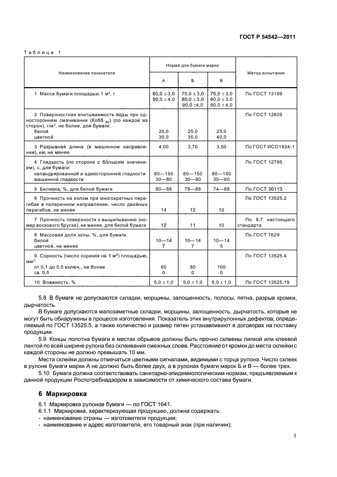 ГОСТ Р 54542-2011