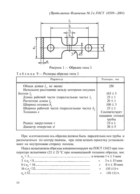 Изменение №2 к ГОСТ 18599-2001