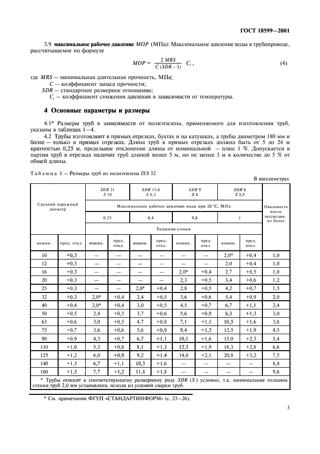 ГОСТ 18599-2001