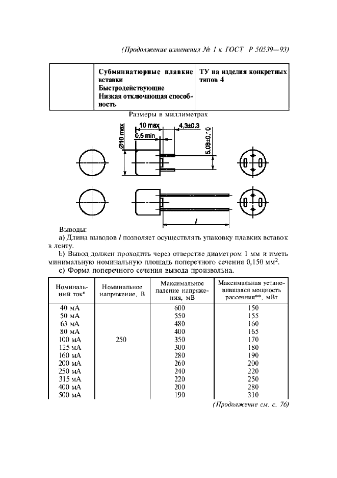 Изменение №1 к ГОСТ Р 50539-93