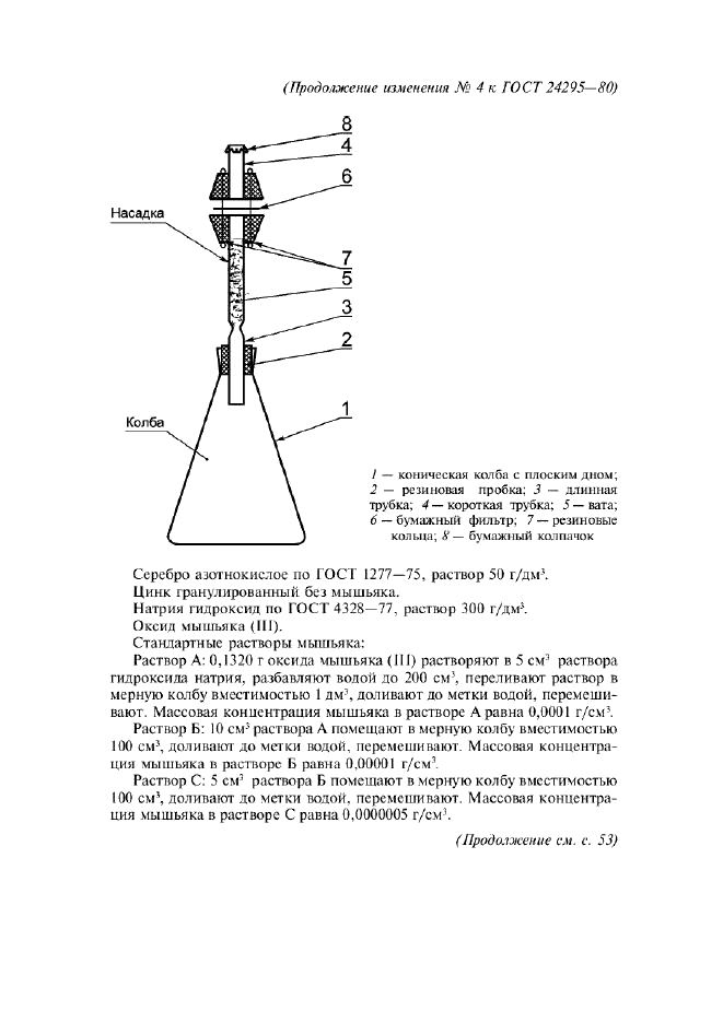 Изменение №4 к ГОСТ 24295-80