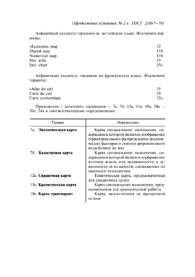 Изменение №2 к ГОСТ 21667-76