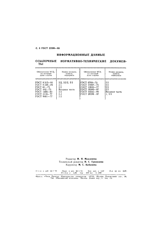 ГОСТ 22598-93