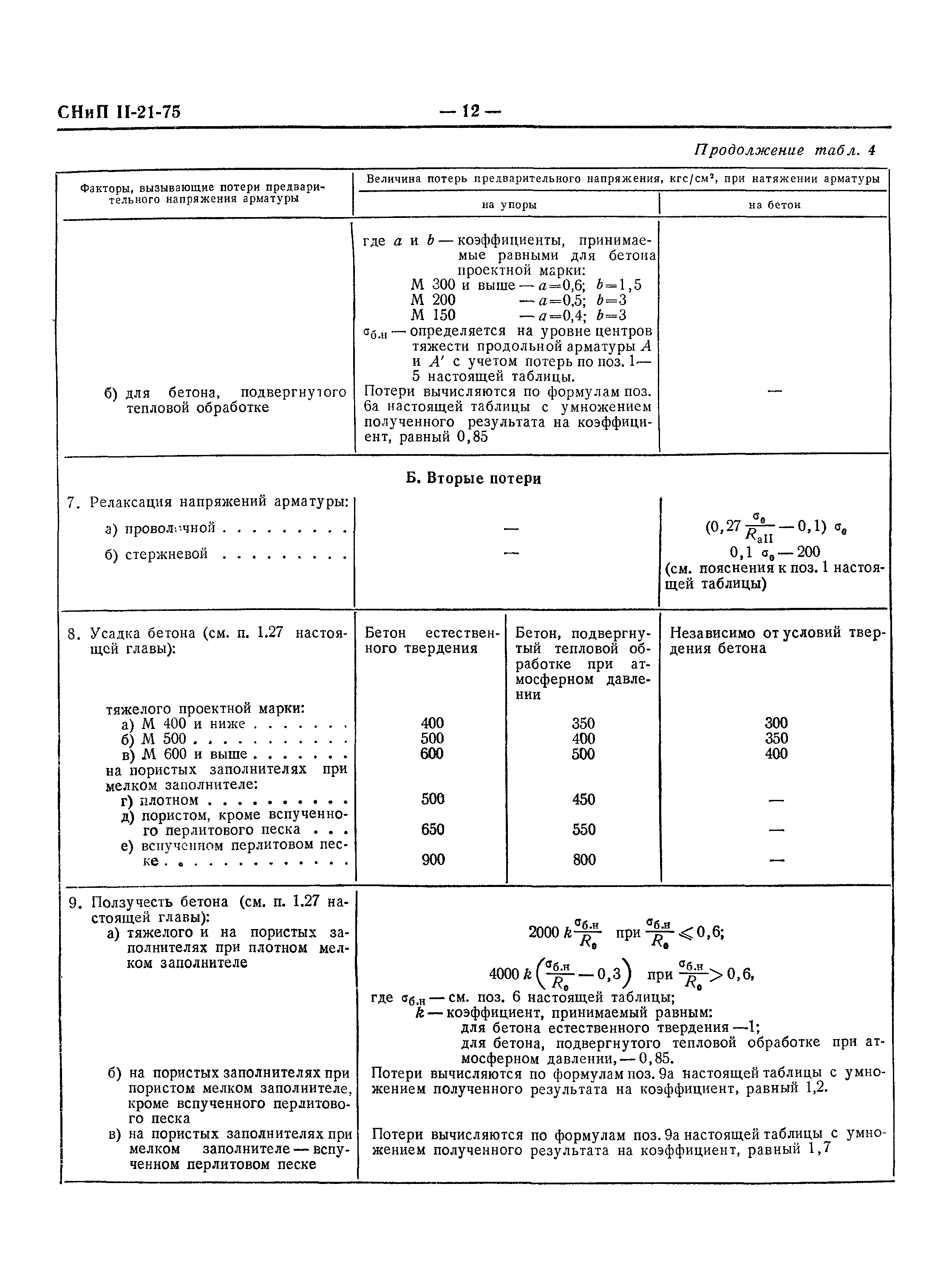 СНиП II-21-75