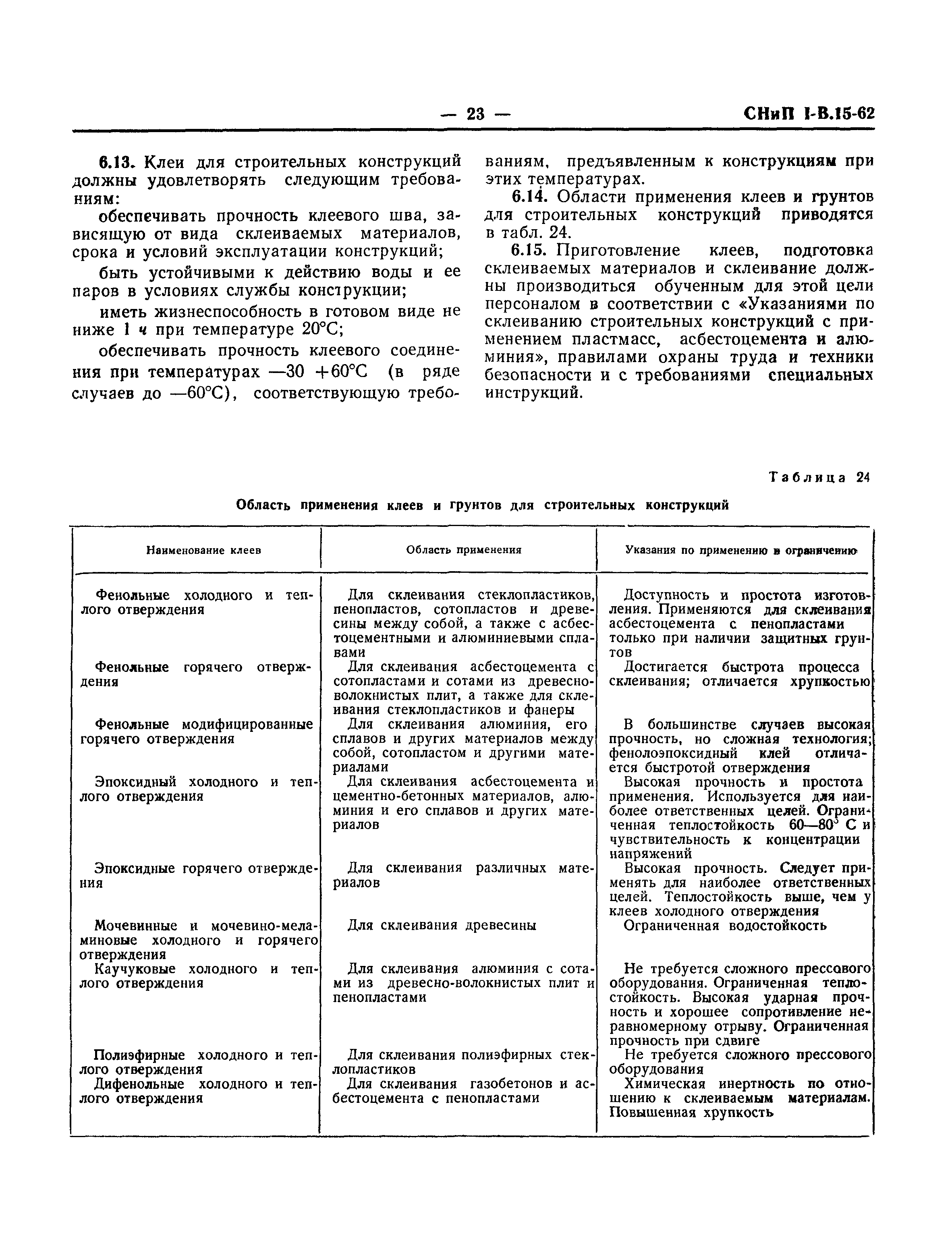 СНиП I-В.15-62